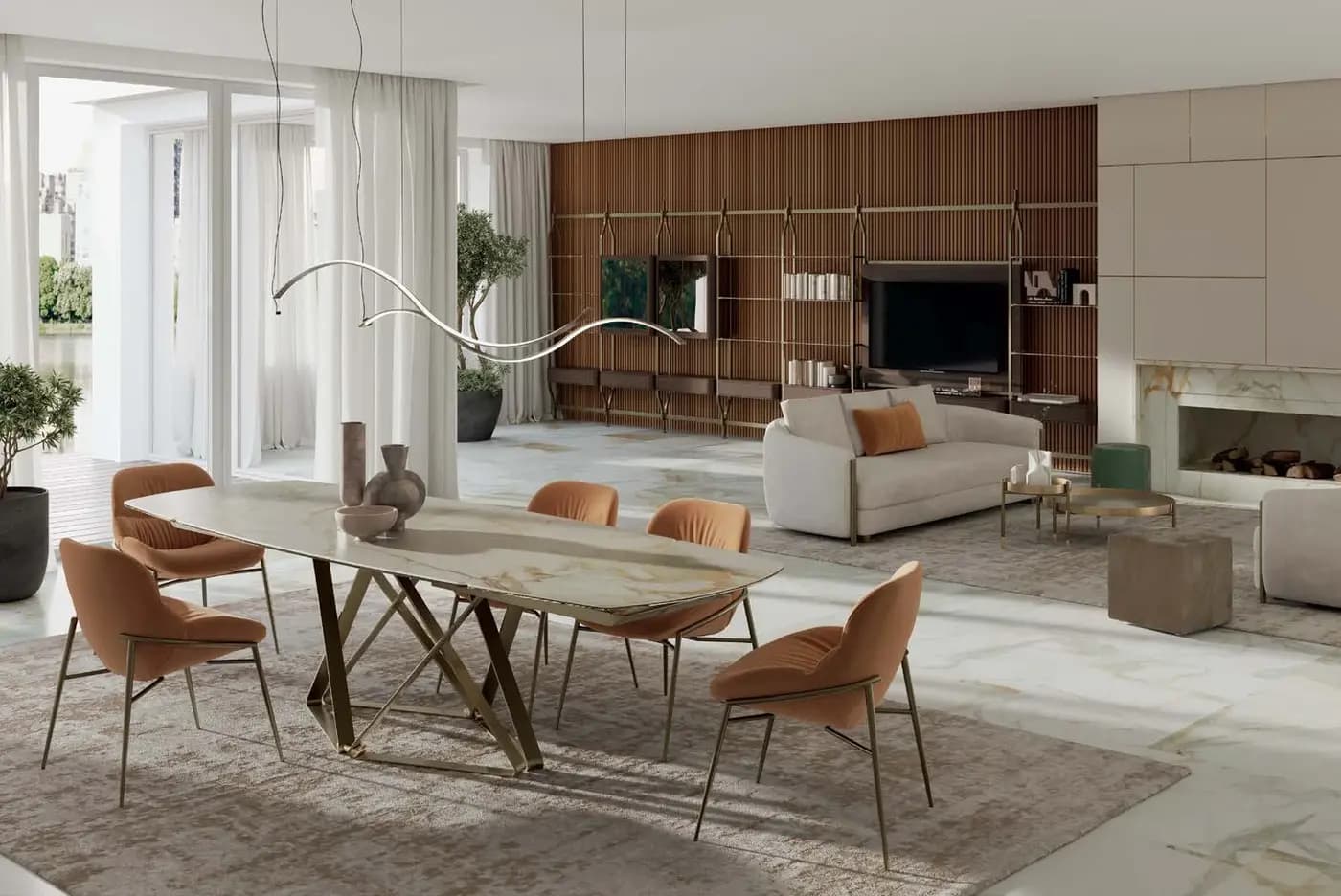 Обеденный стол Delta — Bontempi Casa