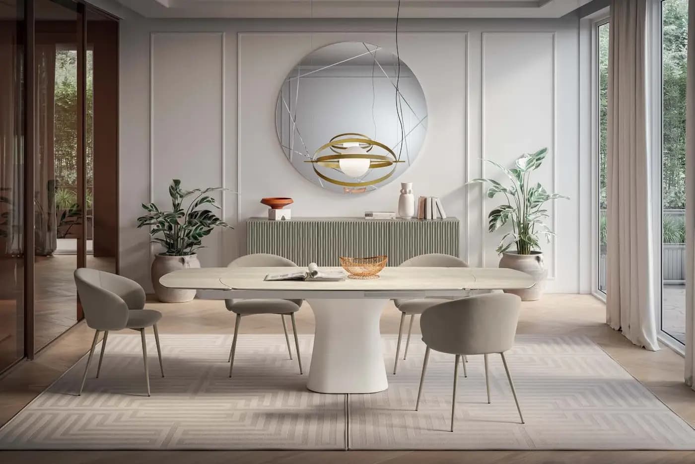 Обеденный стол Podium — Bontempi Casa