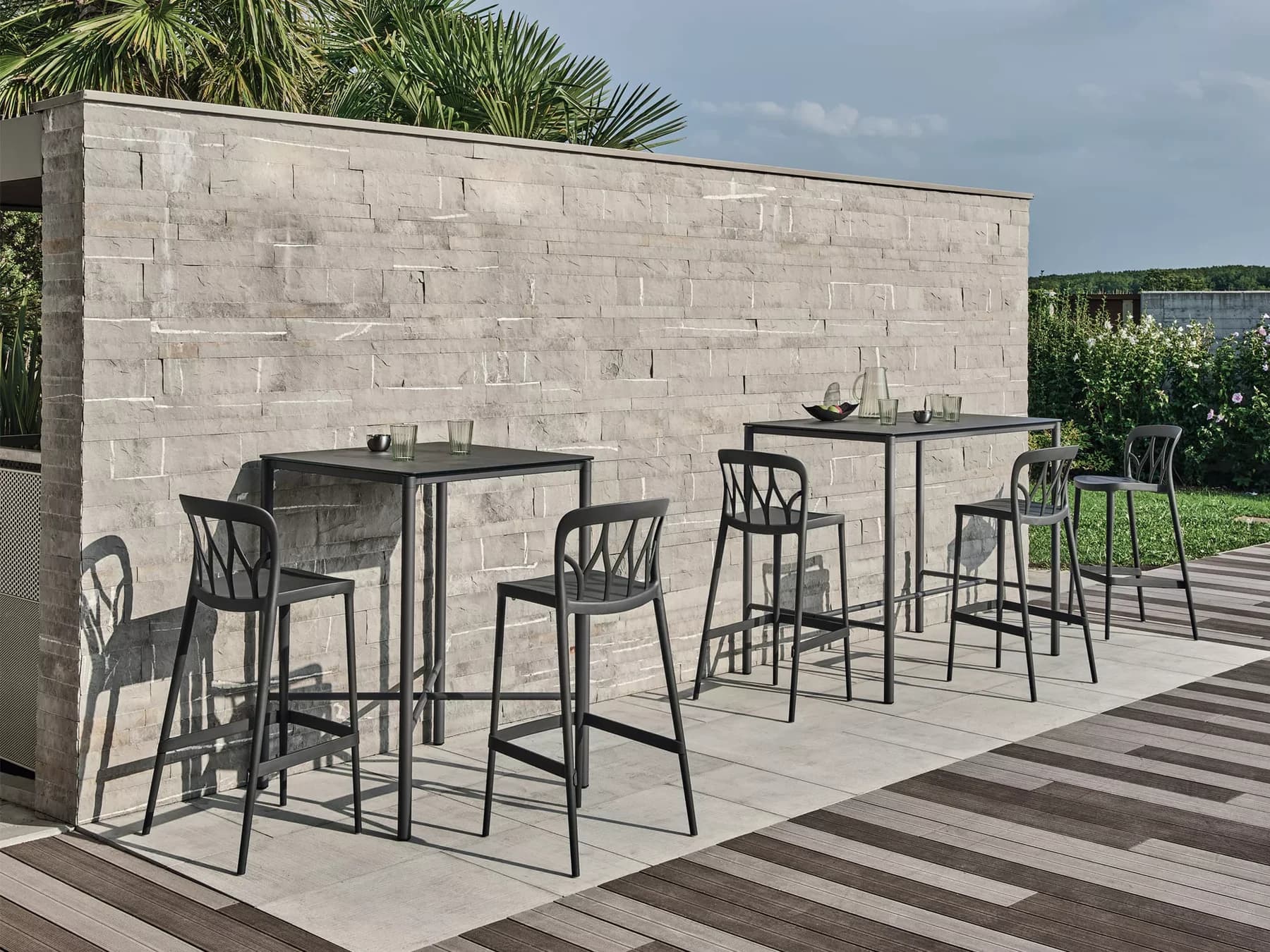 Galaxy Outdoor — барный стул — Bontempi Casa