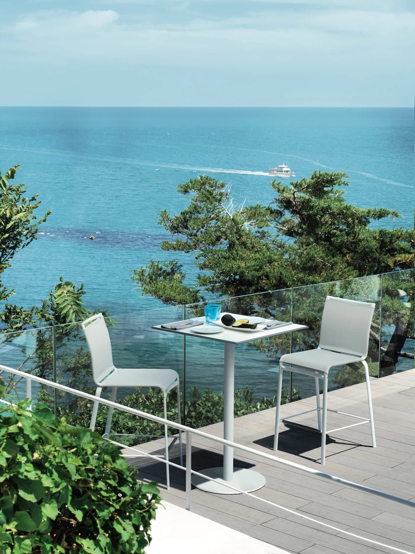 Net Outdoor — барный стул — Bontempi Casa
