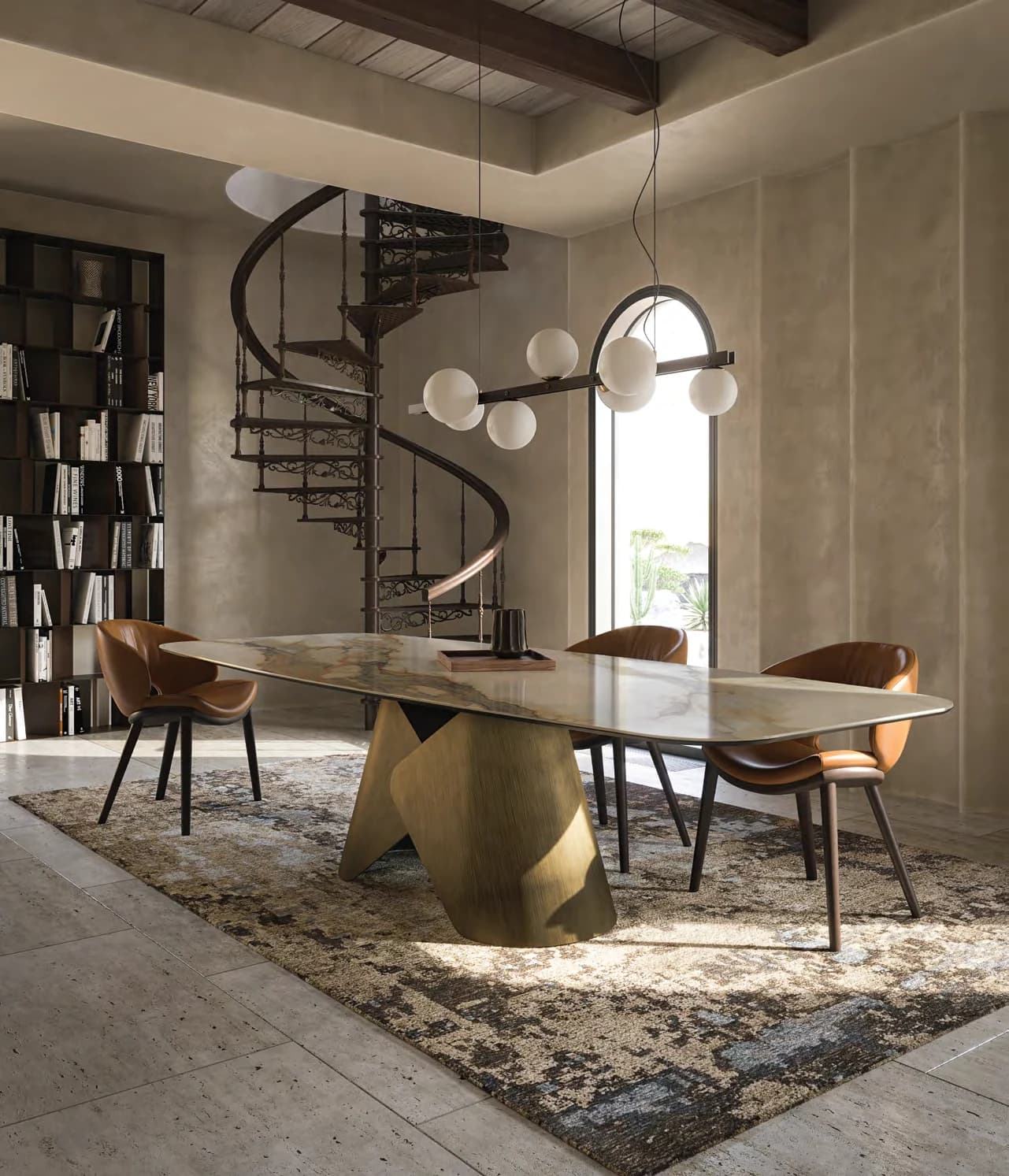 Обеденный стол Scott Keramik — Cattelan Italia