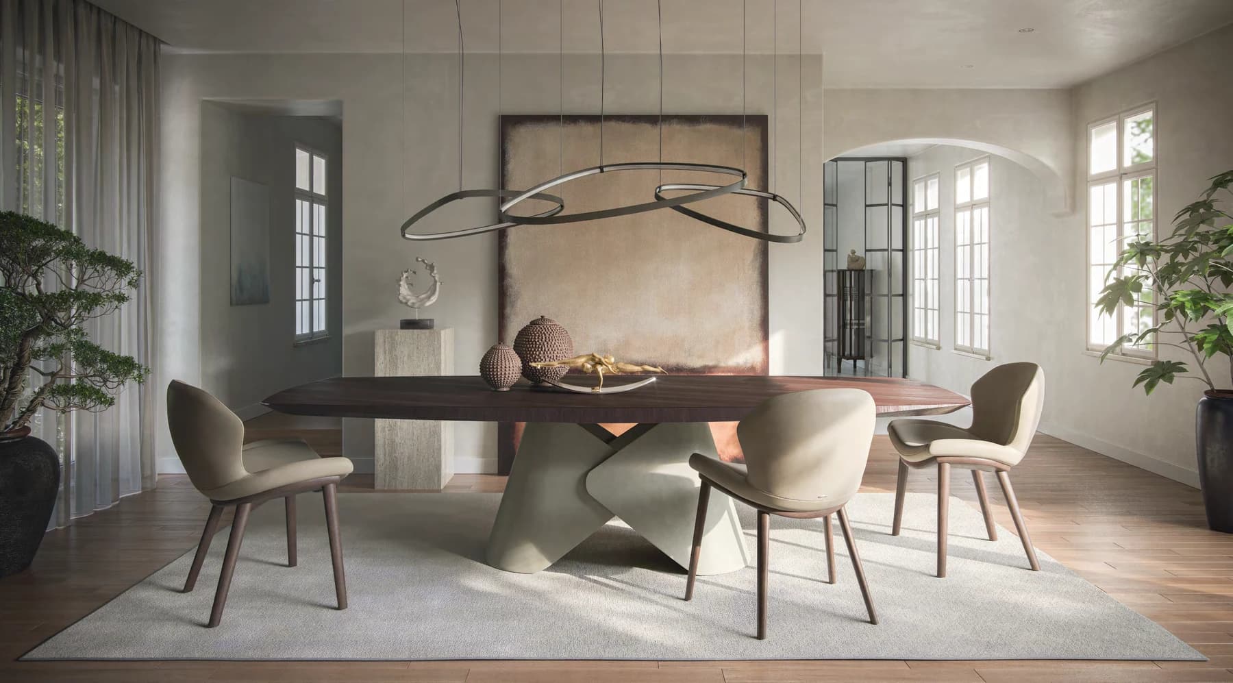Обеденный стол Scott Wood — Cattelan Italia, вид 2