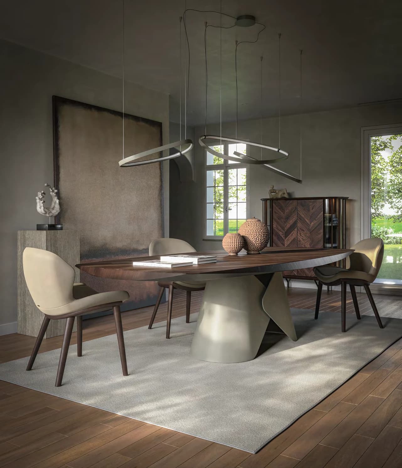 Обеденный стол Scott Wood — Cattelan Italia