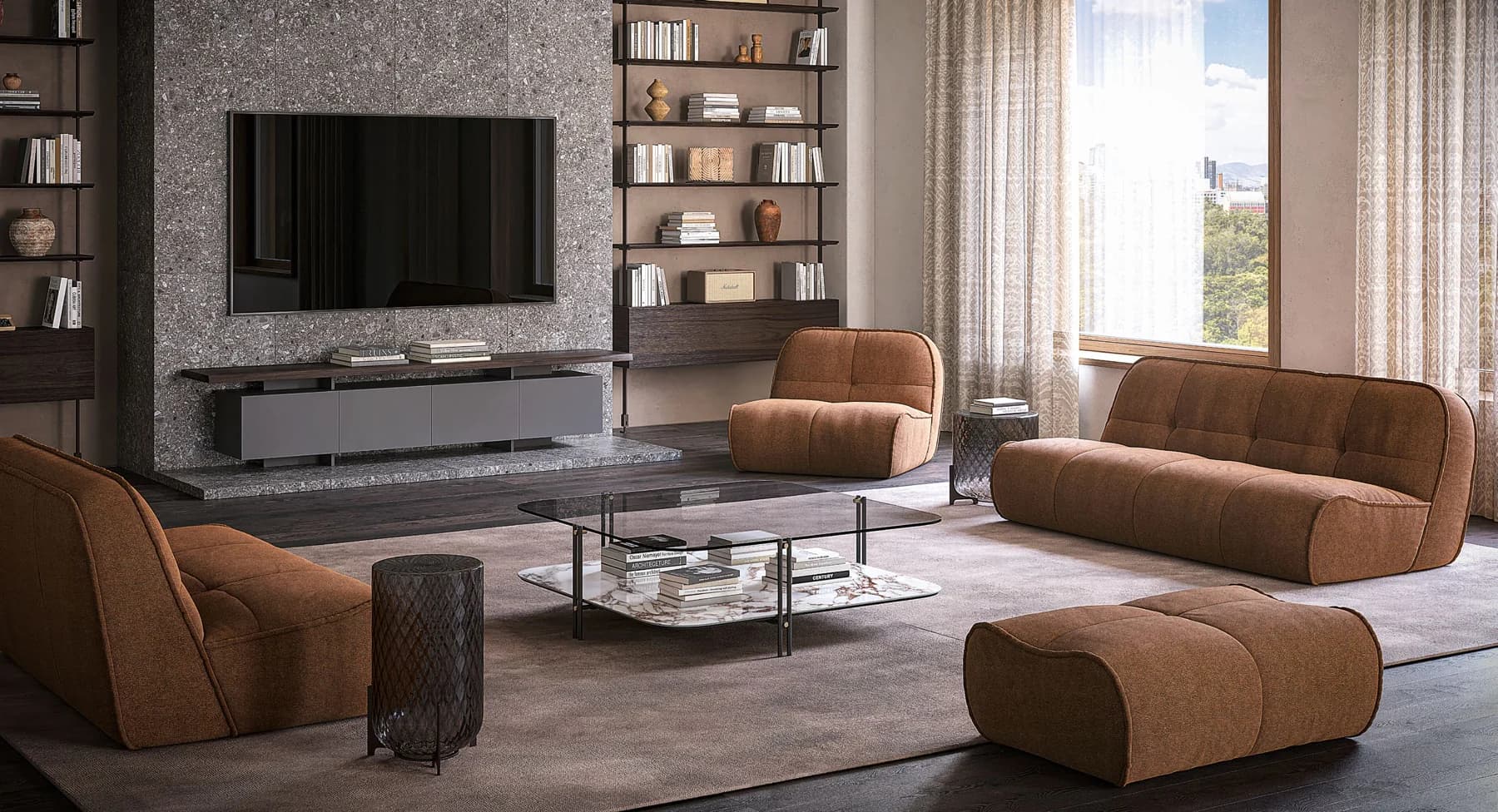 Spencer — диван — Cattelan Italia