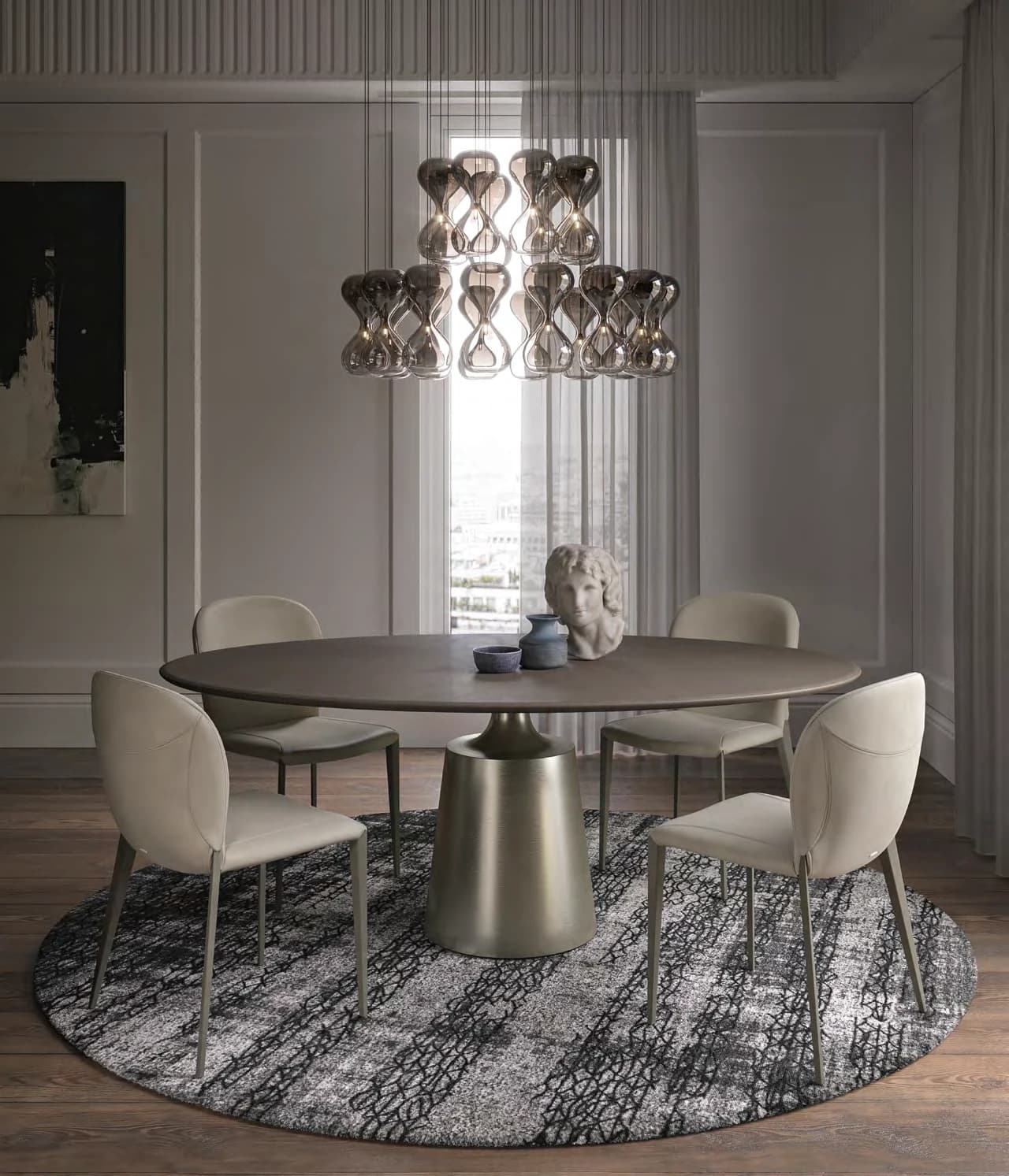 Обеденный стол Yoda Argile — Cattelan Italia