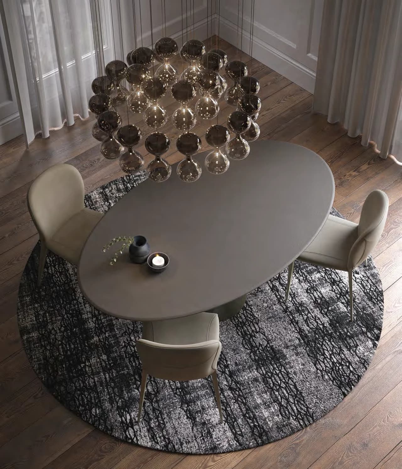 Обеденный стол Yoda Argile — Cattelan Italia, вид 2