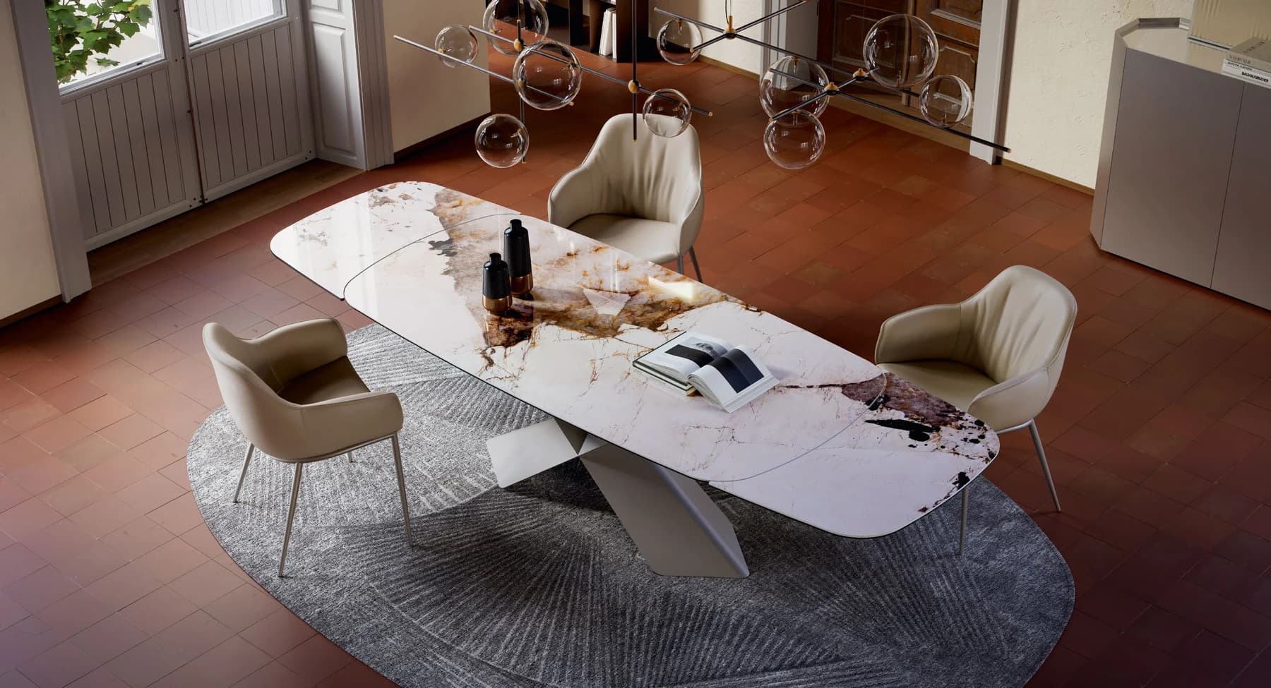 Обеденный стол Tyron Keramik Drive — Cattelan Italia