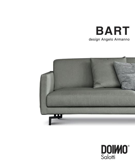 Диван Bart — Doimo Salotti: фабричная схема размеров 1