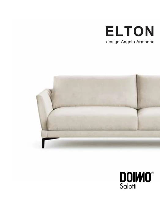 Диван Elton — Doimo Salotti: фабричная схема размеров 1