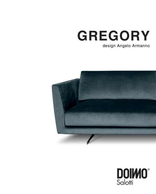 Диван Gregory — Doimo Salotti: фабричная схема размеров 1