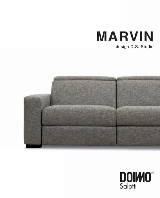 Диван Marvin — Doimo Salotti: фабричная схема размеров 1