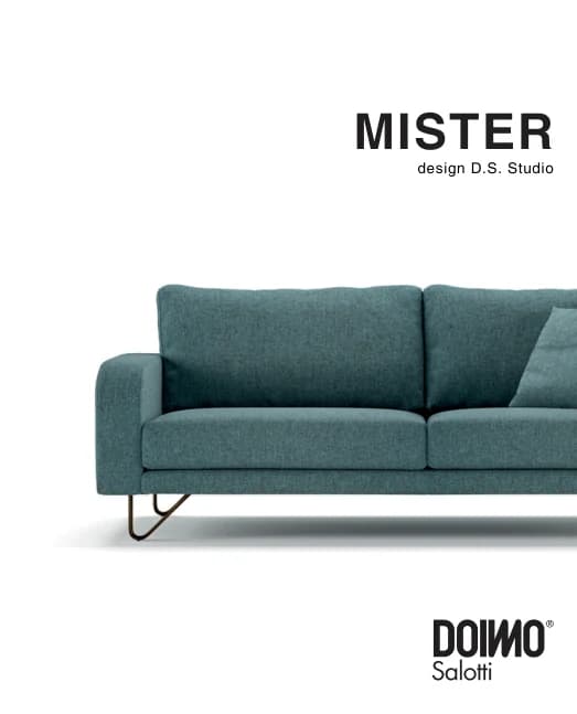 Диван Mister — Doimo Salotti: фабричная схема размеров 1