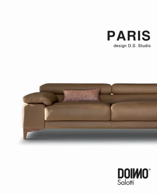 Диван Paris — Doimo Salotti: фабричная схема размеров 1