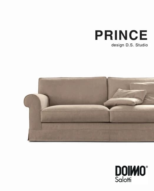 Диван Prince — Doimo Salotti: фабричная схема размеров 1