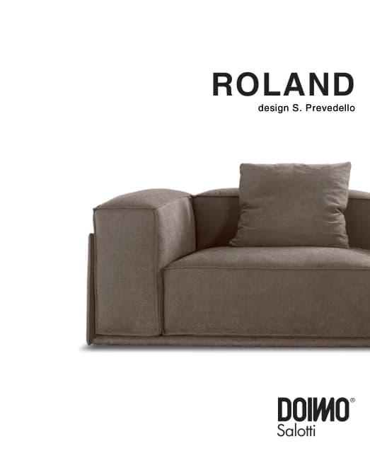 Диван Roland — Doimo Salotti: фабричная схема размеров 1