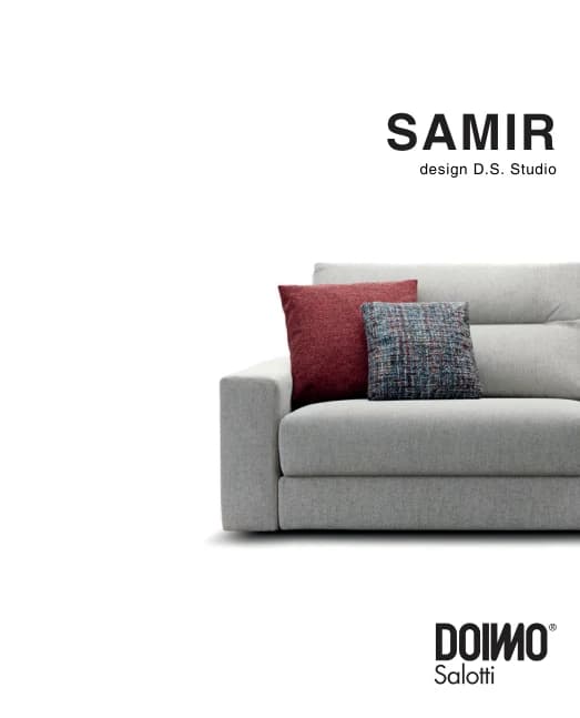 Диван Samir — Doimo Salotti: фабричная схема размеров 1