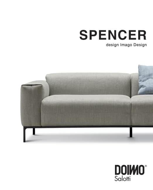 Диван Spencer — Doimo Salotti: фабричная схема размеров 1