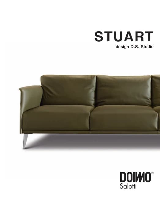 Диван Stuart — Doimo Salotti: фабричная схема размеров 1
