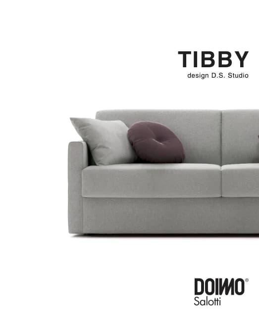 Диван-кровать Tibby — Doimo Salotti: фабричная схема размеров 3
