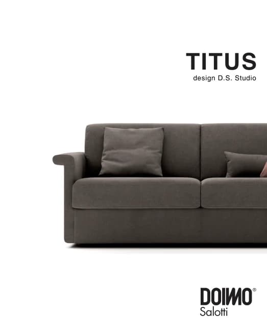 Диван-кровать Titus — Doimo Salotti: фабричная схема размеров 1