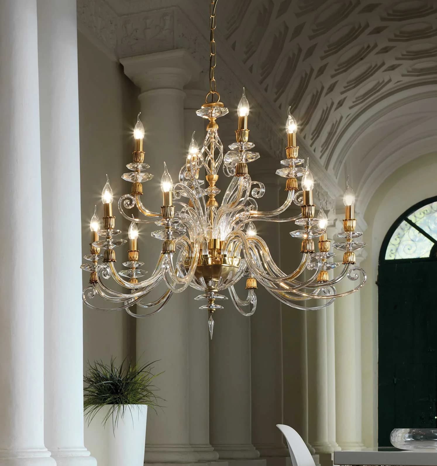 Alicante Satin — люстра — Euroluce