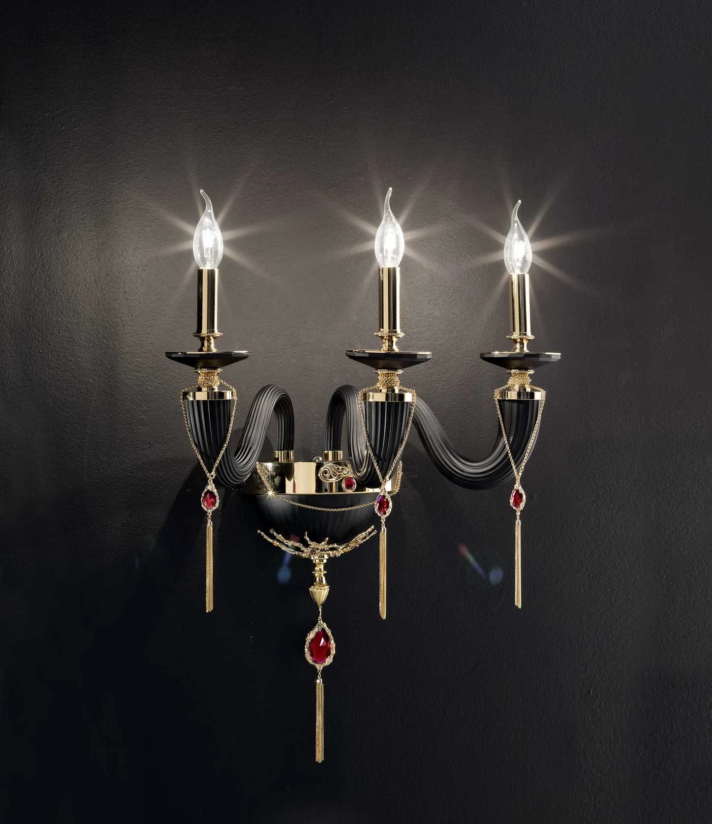 Julienne Black & Gold — бра — Euroluce