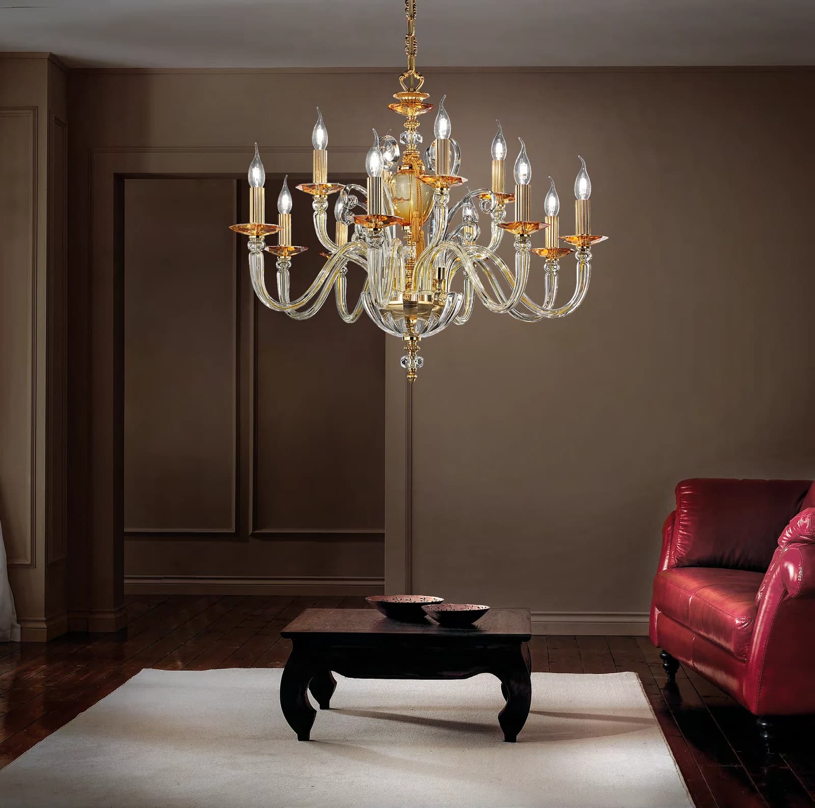 Donatello Alicante — люстра — Euroluce