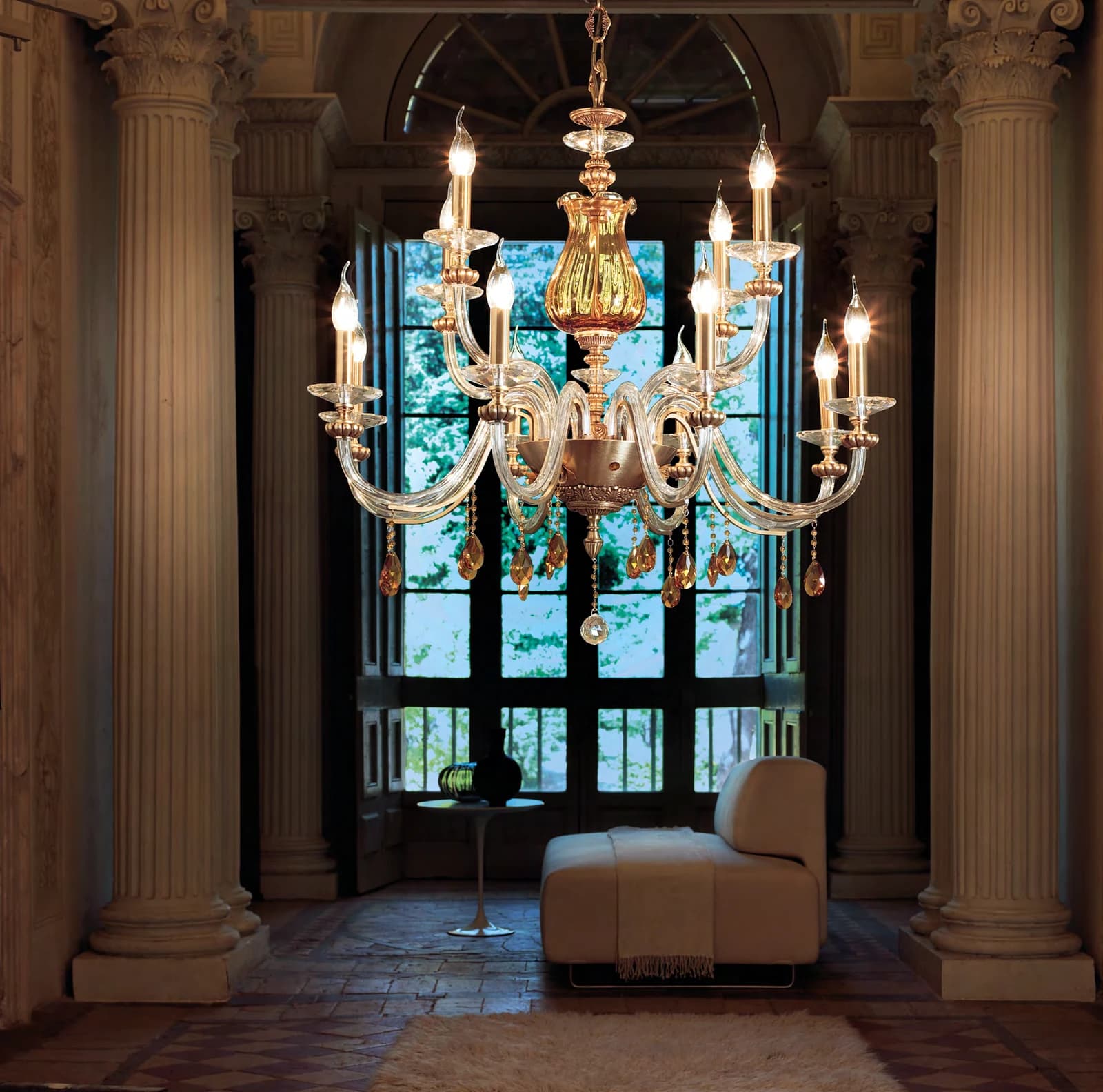 Flora — люстра — Euroluce
