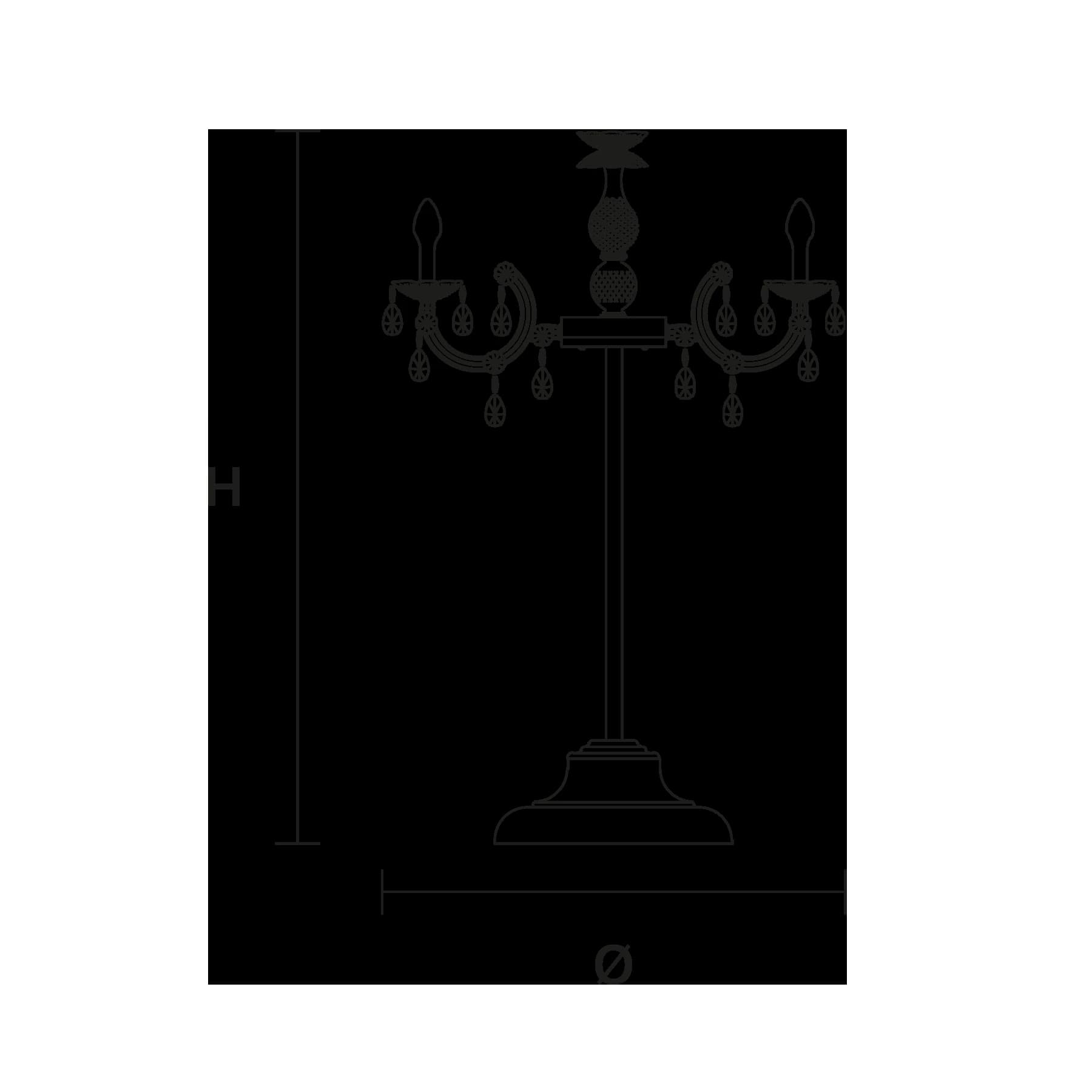 Торшер Drylight Outdoor — Masiero: фабричная схема размеров 2