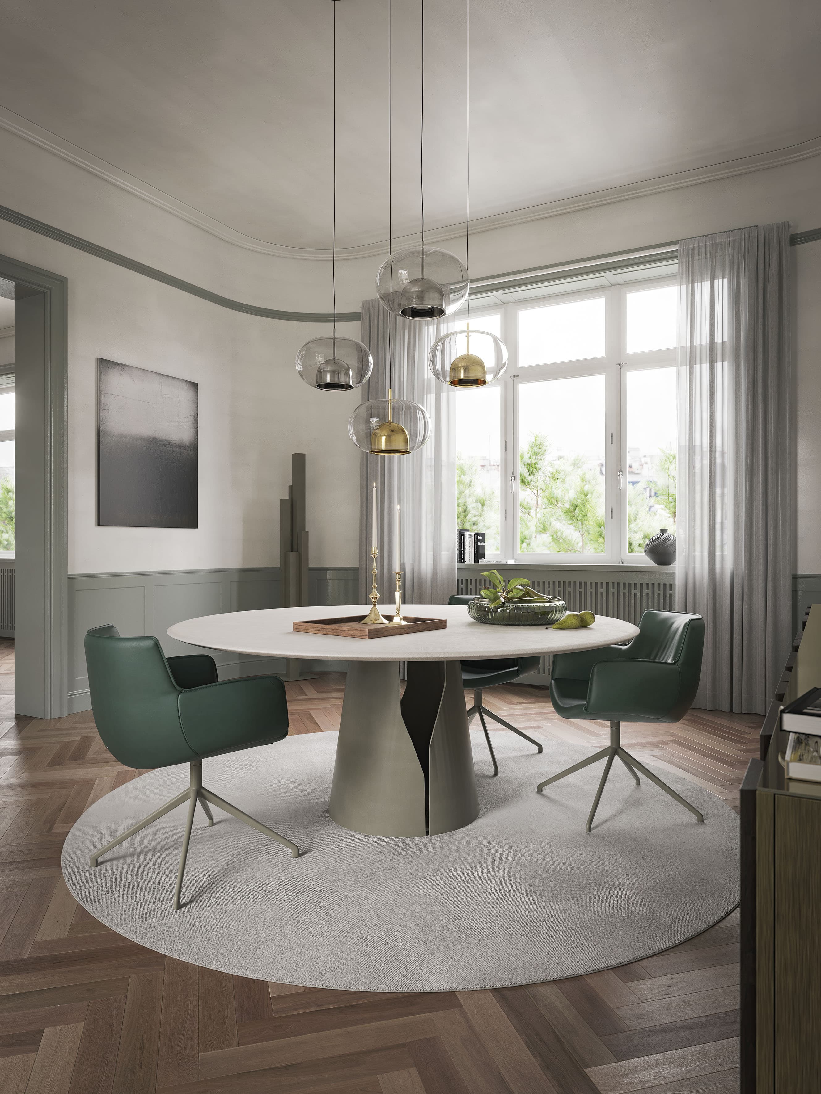 Обеденный стол Giano Argile — Cattelan Italia