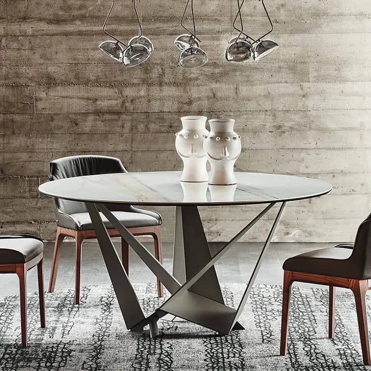 Обеденный стол Skorpio Marble Round — Cattelan Italia