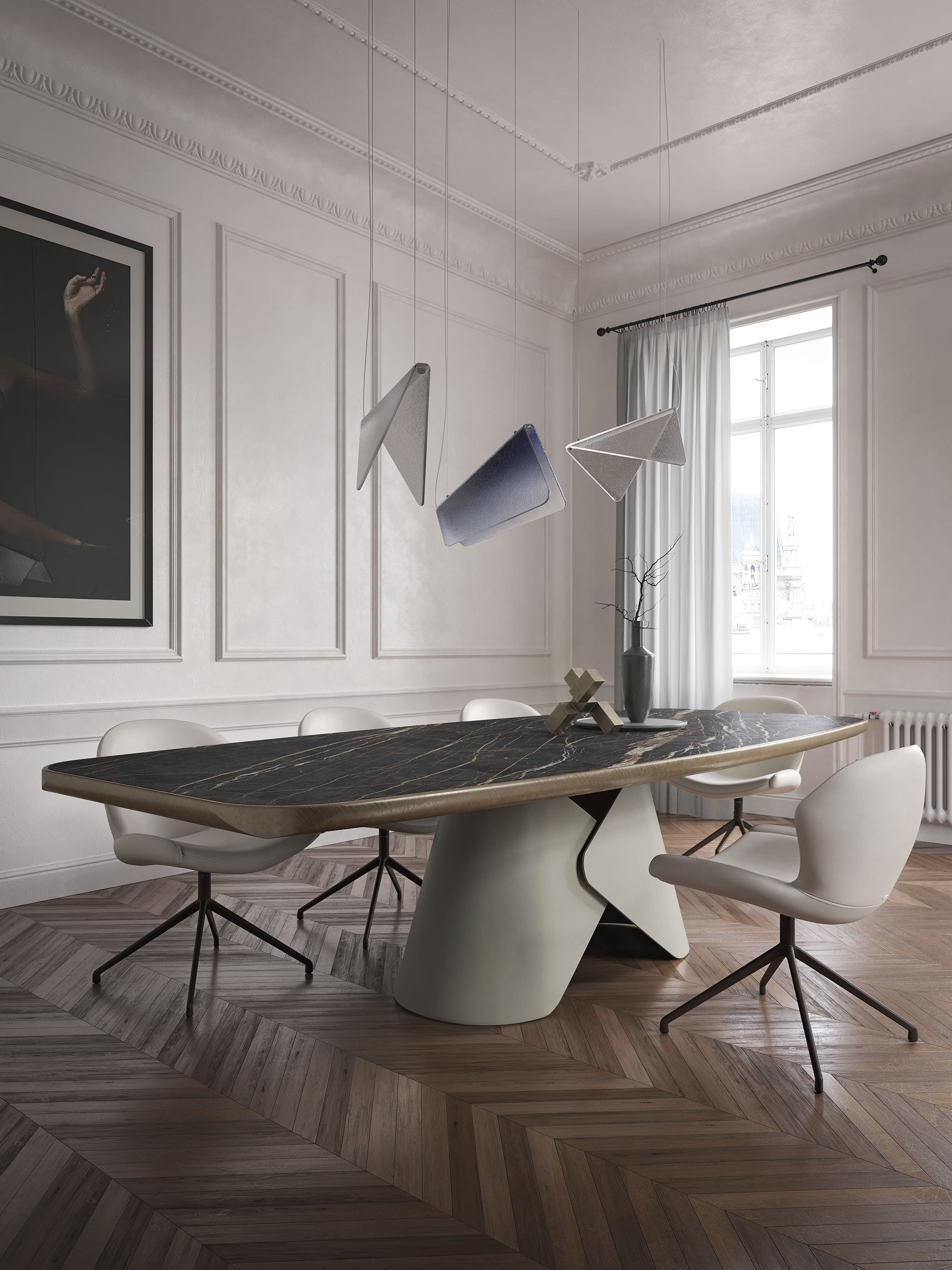 Обеденный стол Scott Keramik Premium — Cattelan Italia