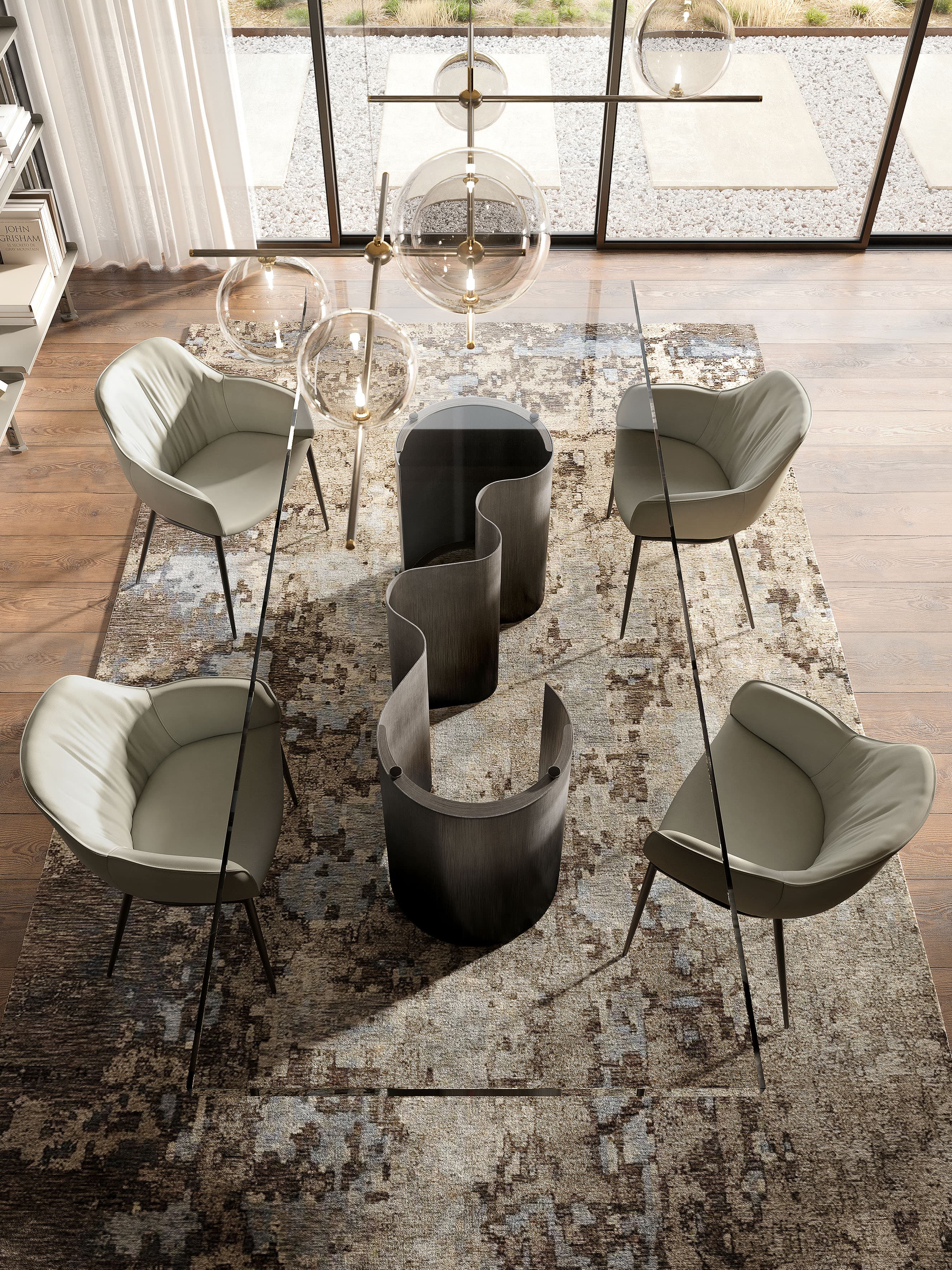 Обеденный стол Papel Glass — Cattelan Italia, вид 2