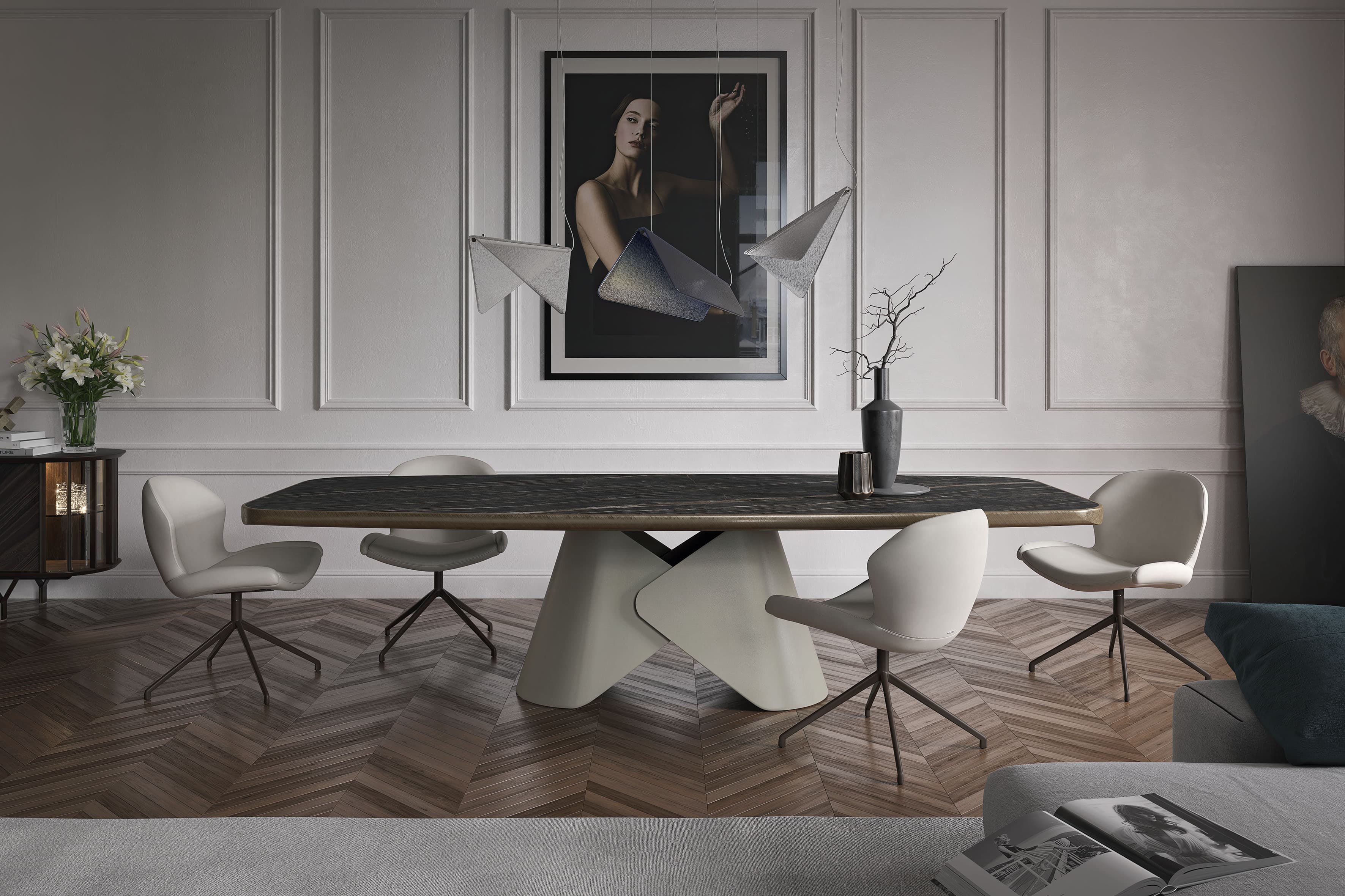 Обеденный стол Scott Keramik Premium — Cattelan Italia, вид 3