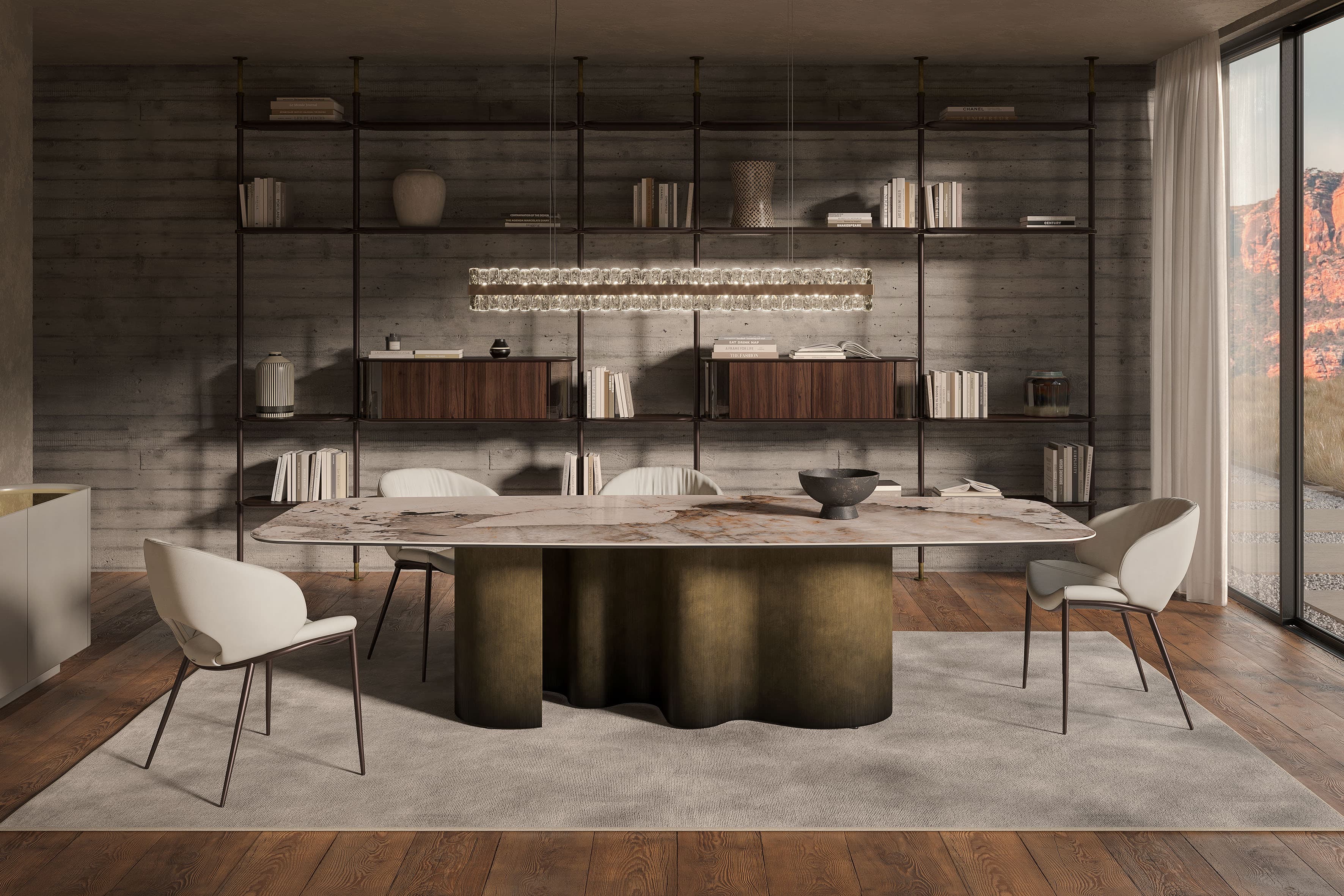 Обеденный стол Papel Keramik — Cattelan Italia, вид 3