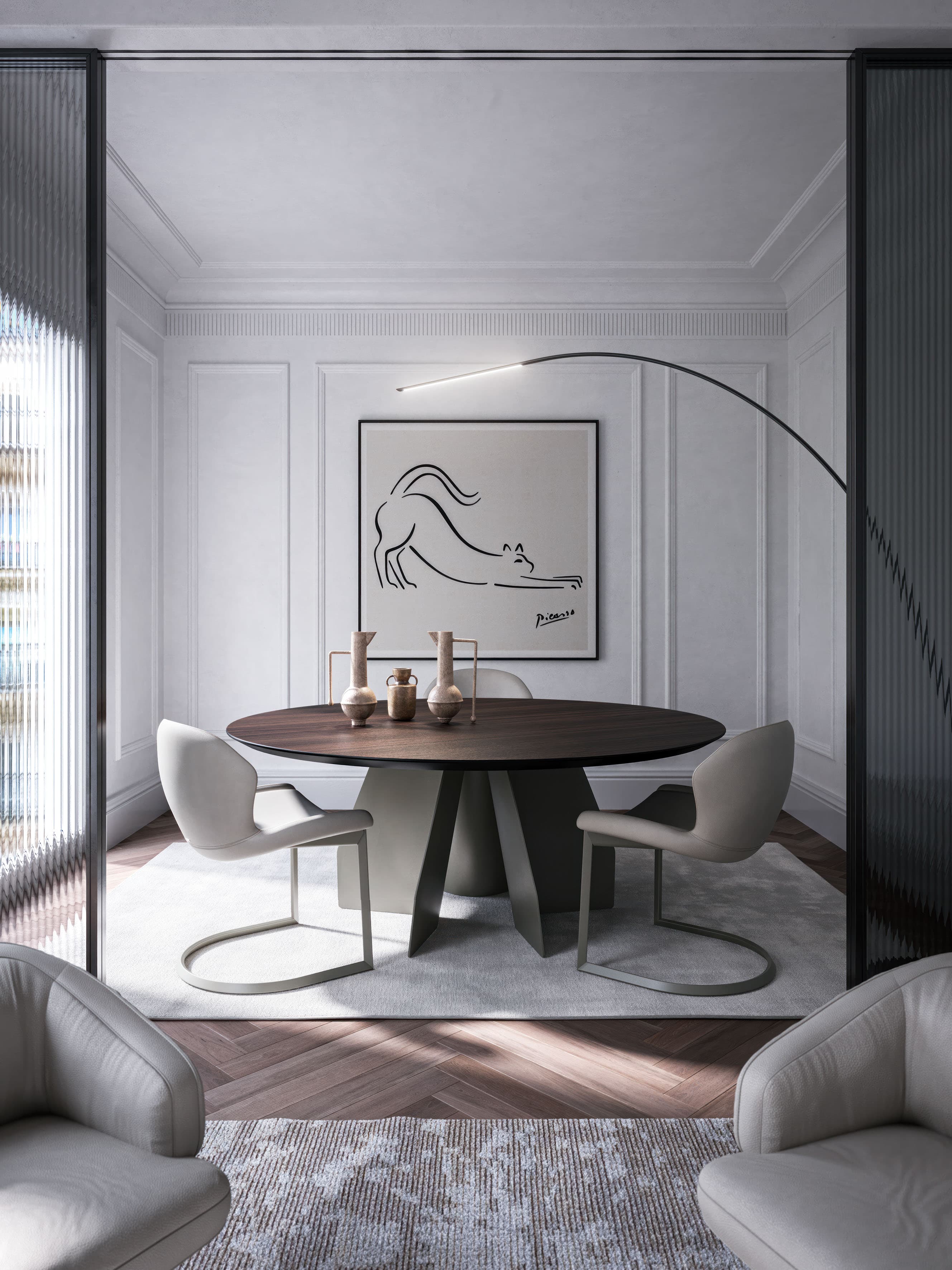 Обеденный стол Senator Round — Cattelan Italia