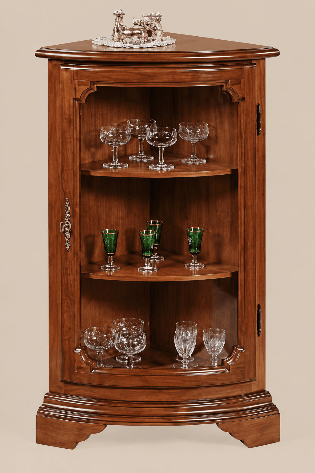 Угловая витрина 611 — 43 см — Scappini