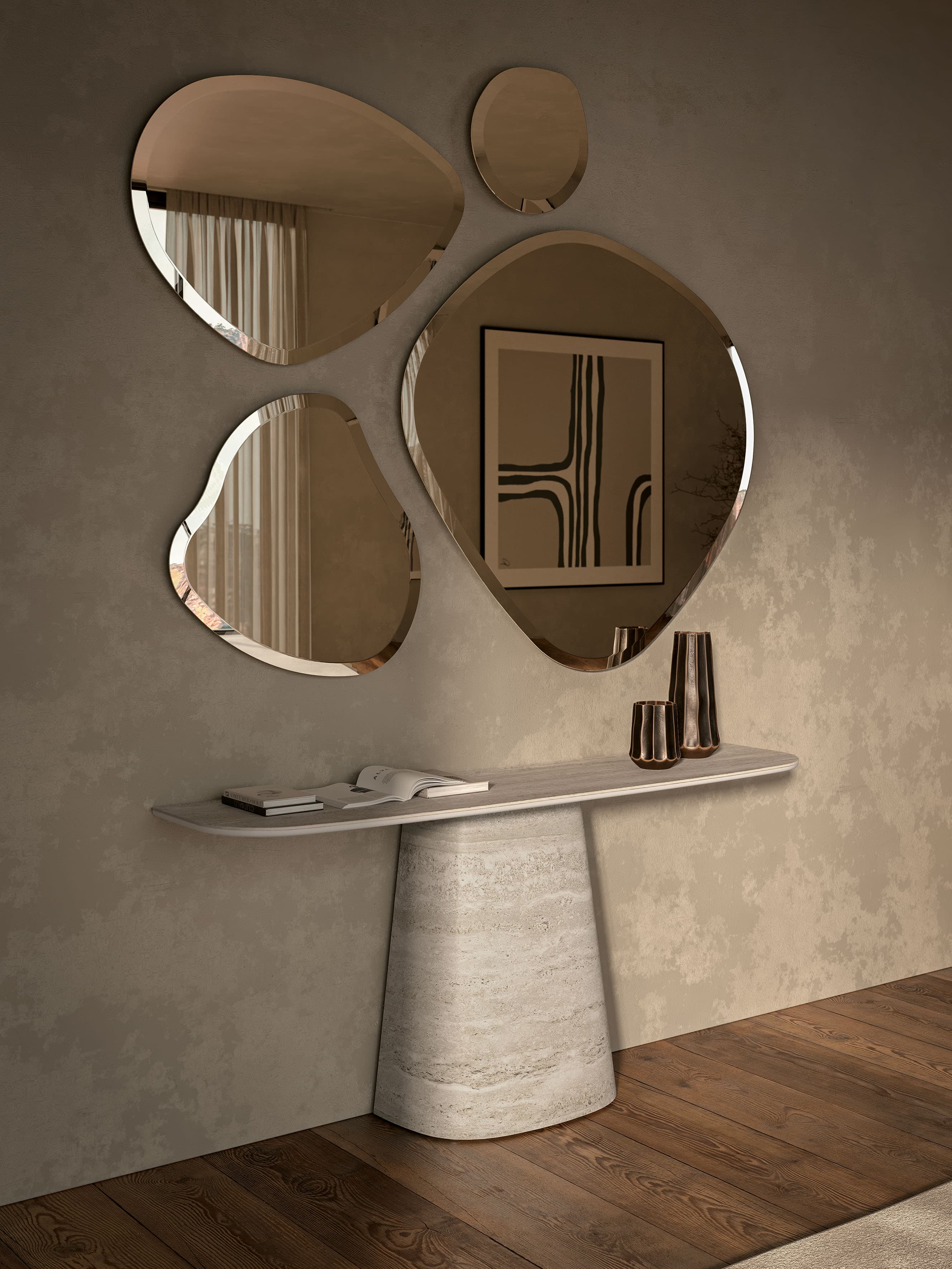 Консоль Rado Keramik — Cattelan Italia