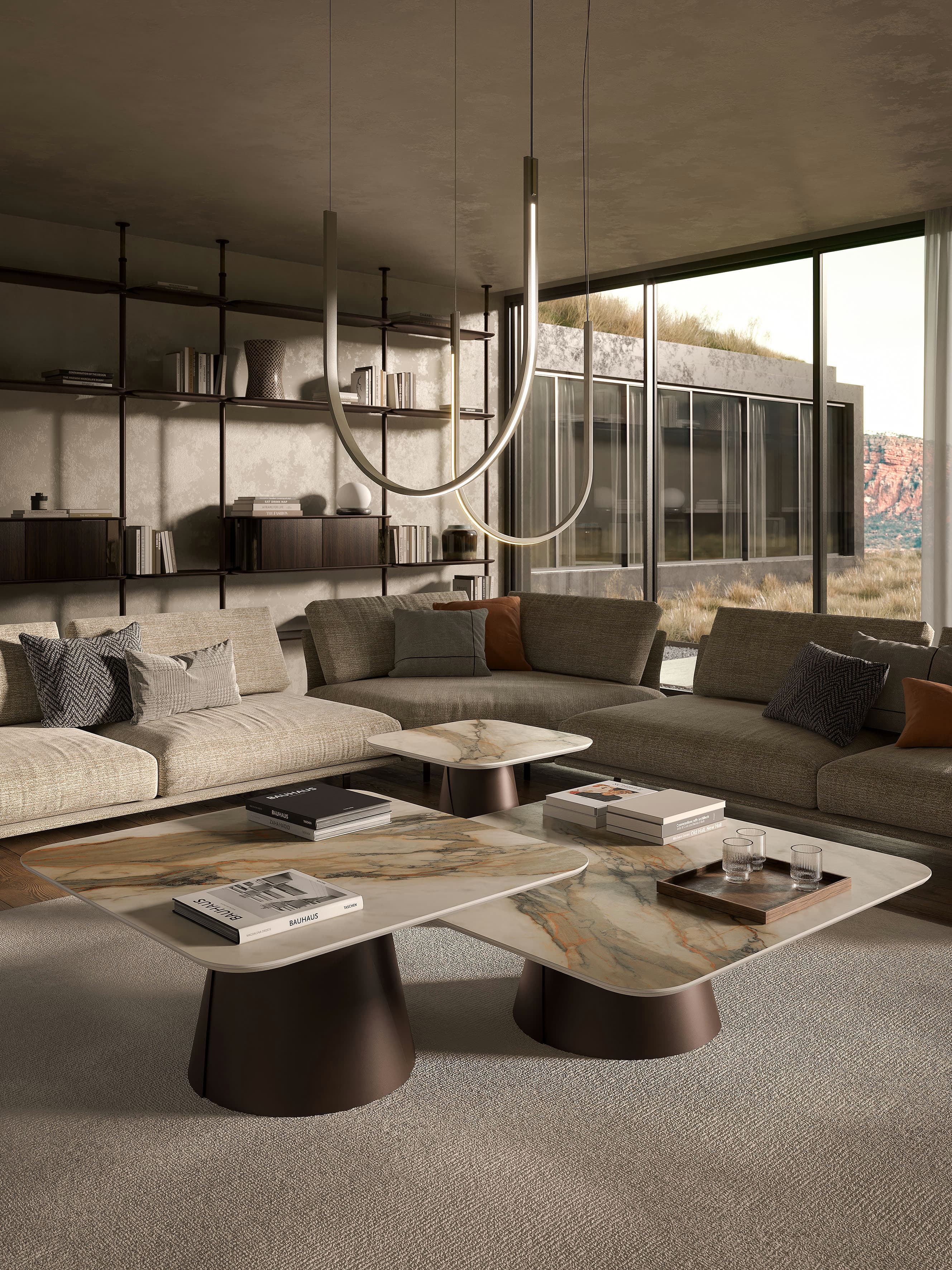 Журнальный столик Albert Keramik S — Cattelan Italia