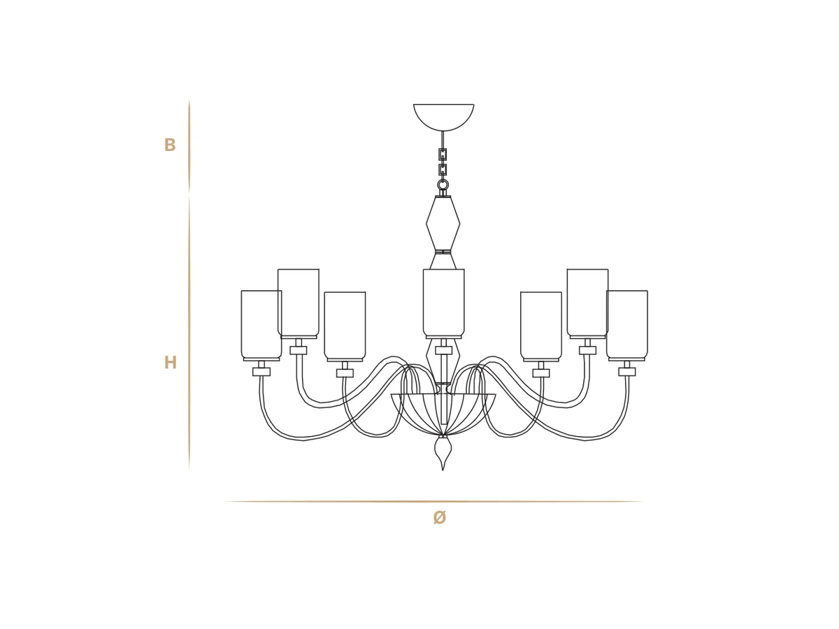 Denise — Euroluce, фабричная схема