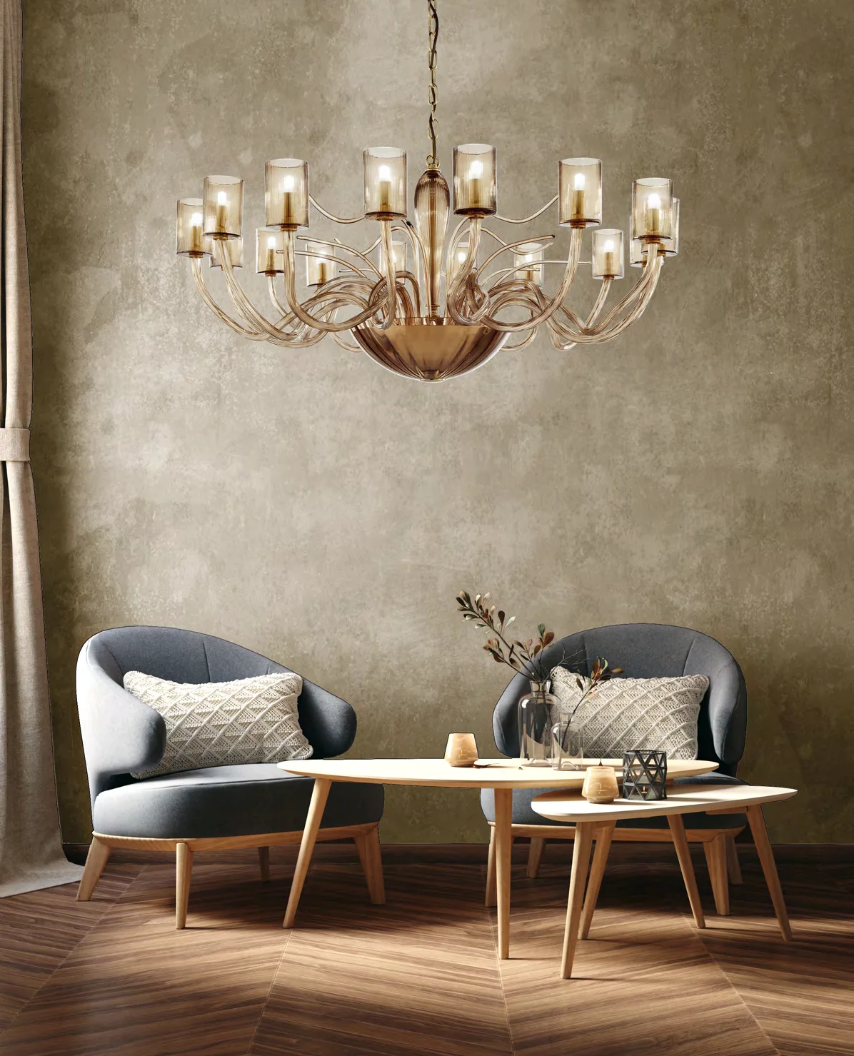 Intreccio — люстра — Euroluce, вид 2