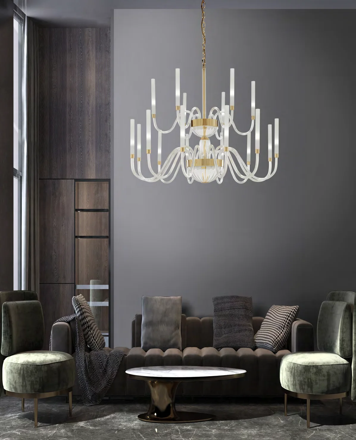 Tyra — люстра — Euroluce, вид 2