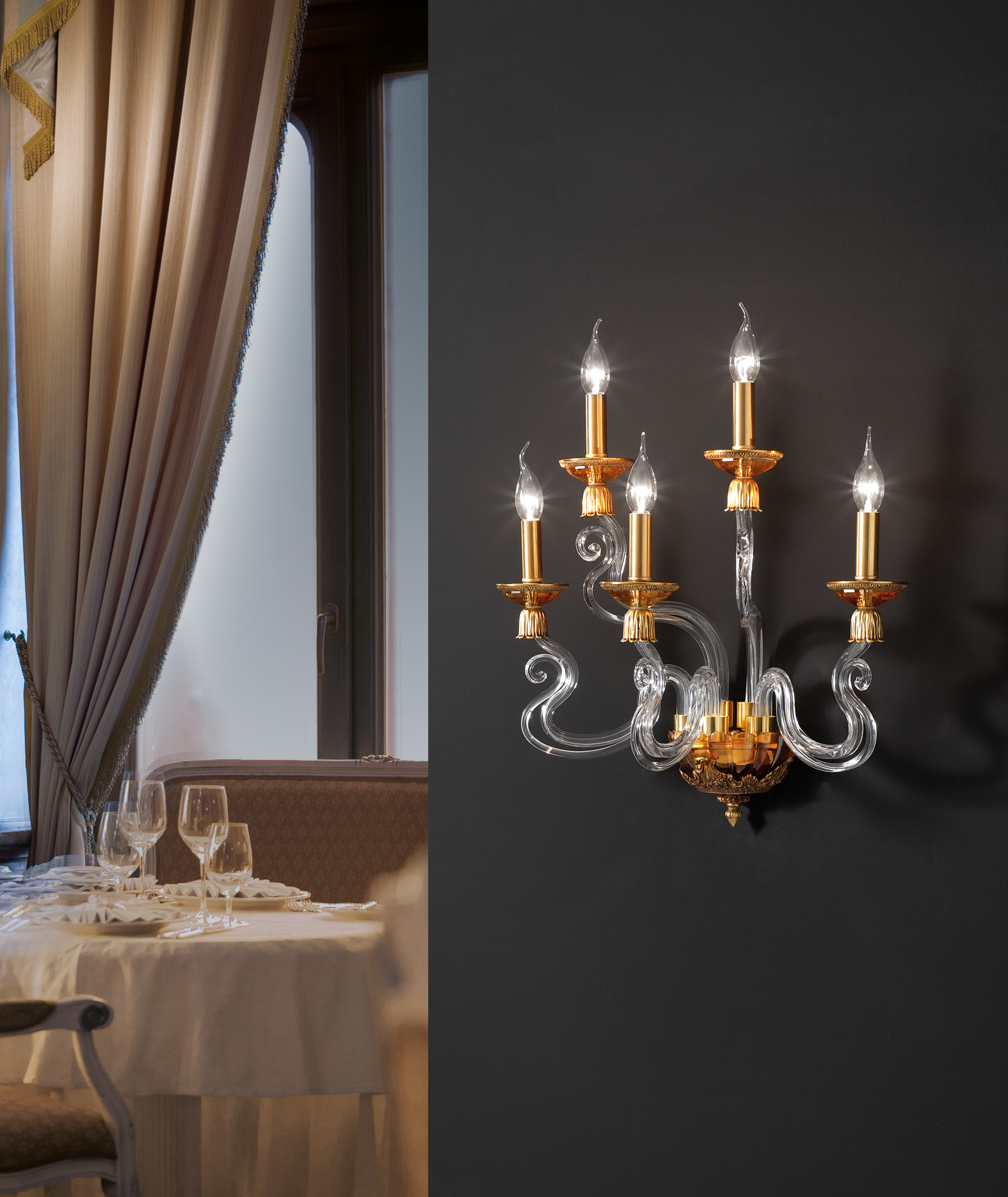 Barocco — бра — Euroluce