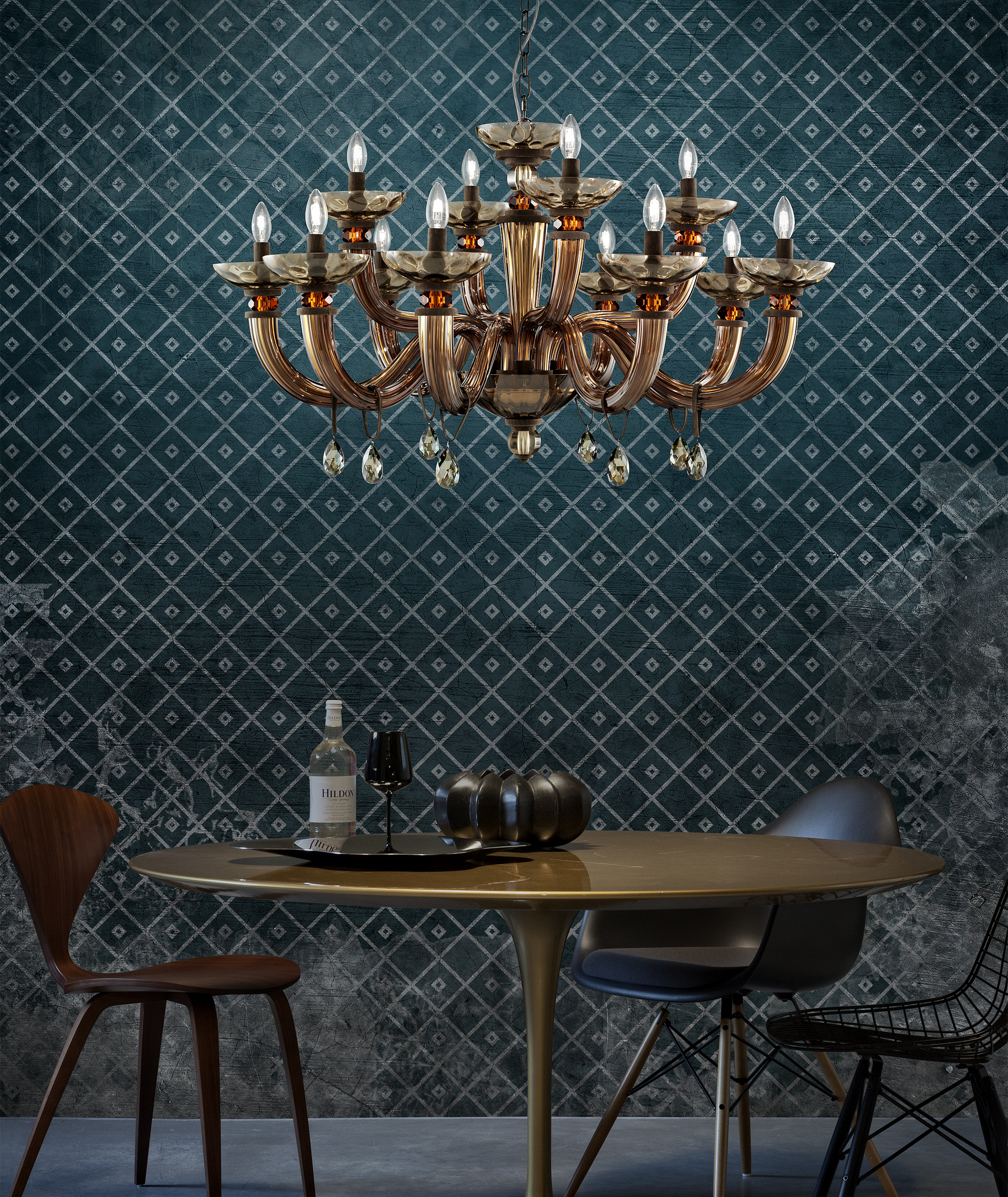 Dahlia — люстра — Euroluce