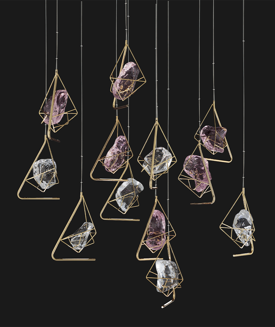 Cryrock — подвесной светильник — Euroluce